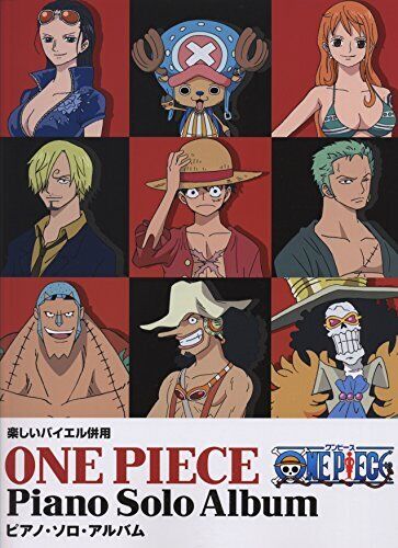One Piece Piano Solo Album Music Score Book Japanese Anime New