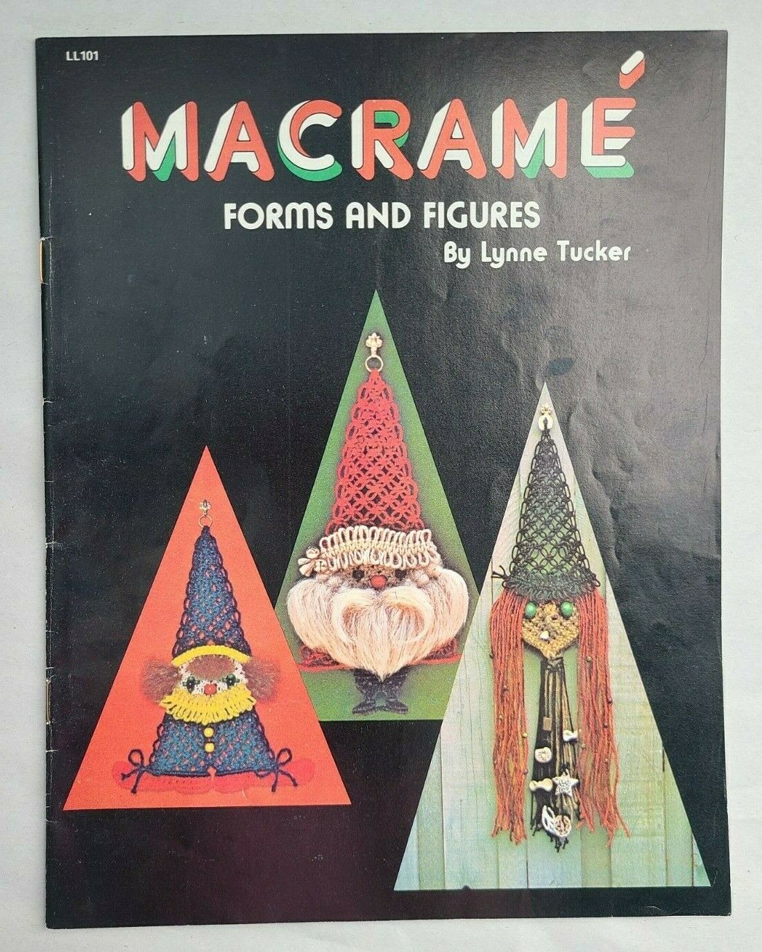 Macrame Forms And Figures Pattern Book Vintage 70's Lynne Tucker