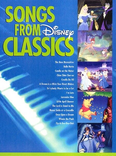 Songs From Disney Classics Sheet Music Big Note Piano Songbook New 000310320