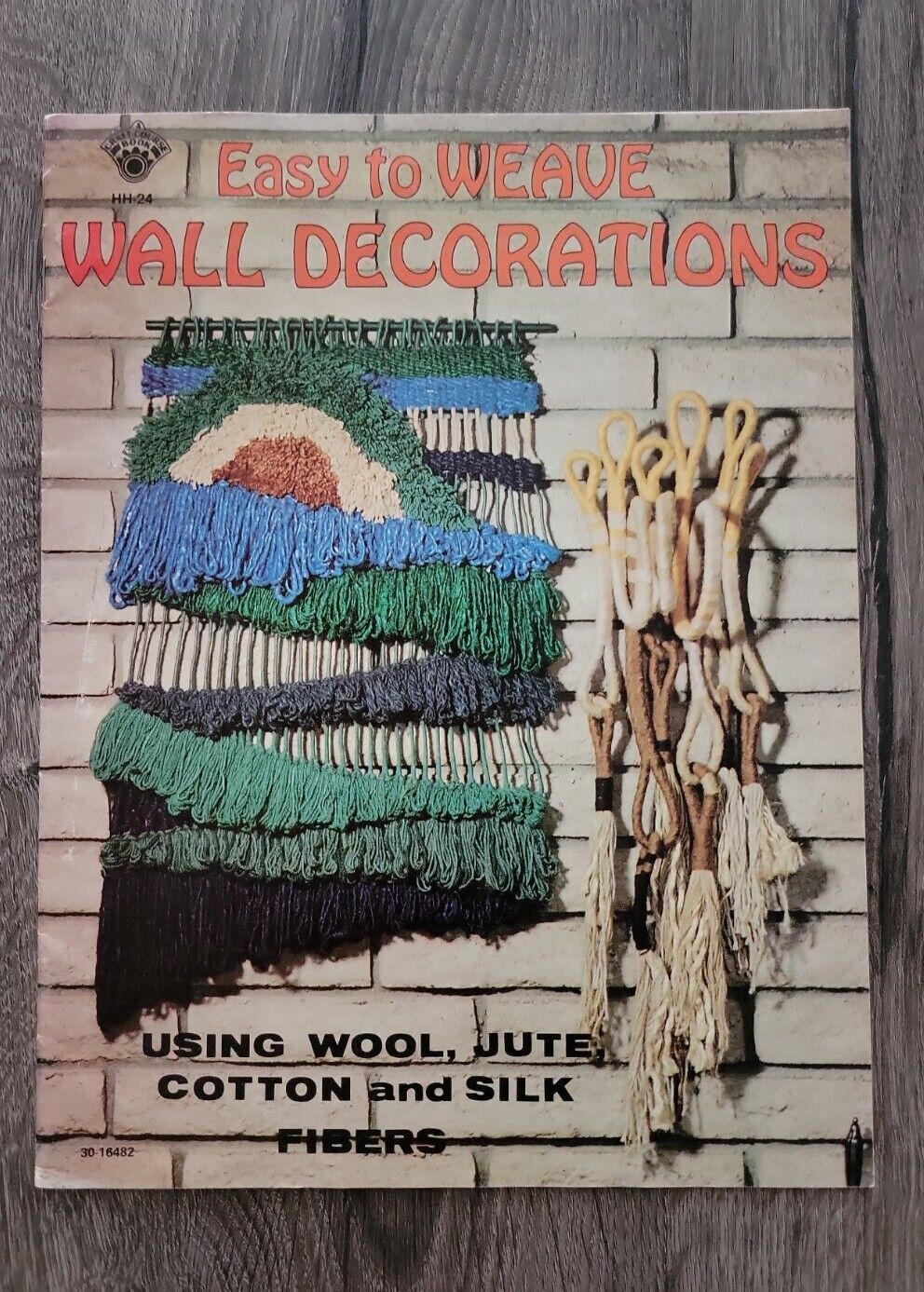 Easy To Weave Wall Decorations Booklet Weaving Instructions Patterns Vtg Hh24