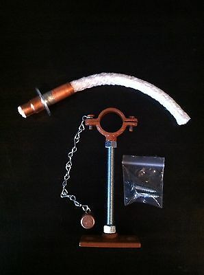 Brown Tiki Torch Wine Bottle Hanging Kit - Cotton Or Fiberglass Wick Holder