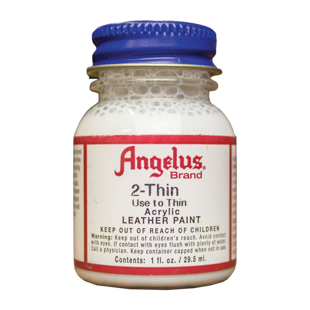 Angelus Brand 2-thin Acrylic Leather Paint Thinner 1 Ounce Bottle