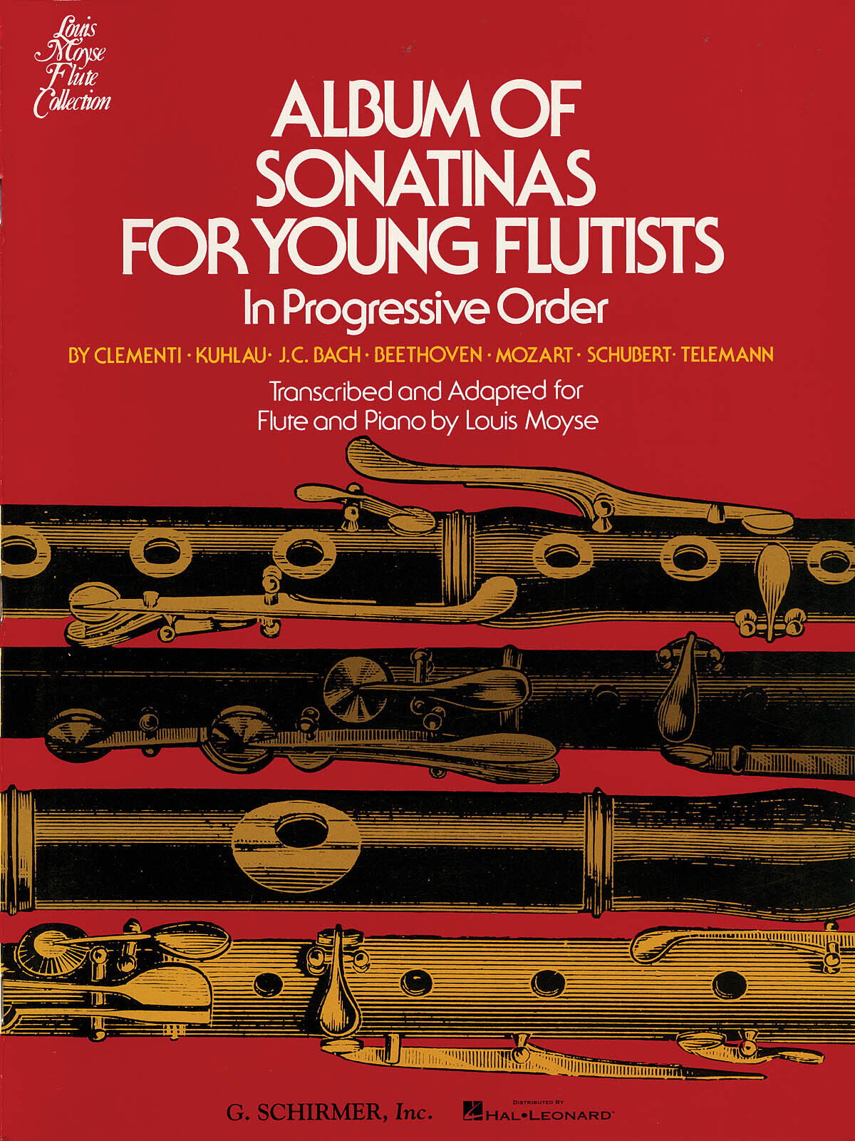 Album Of Sonatinas For Young Flutists Flute & Piano Sheet Music G Schirmer Book