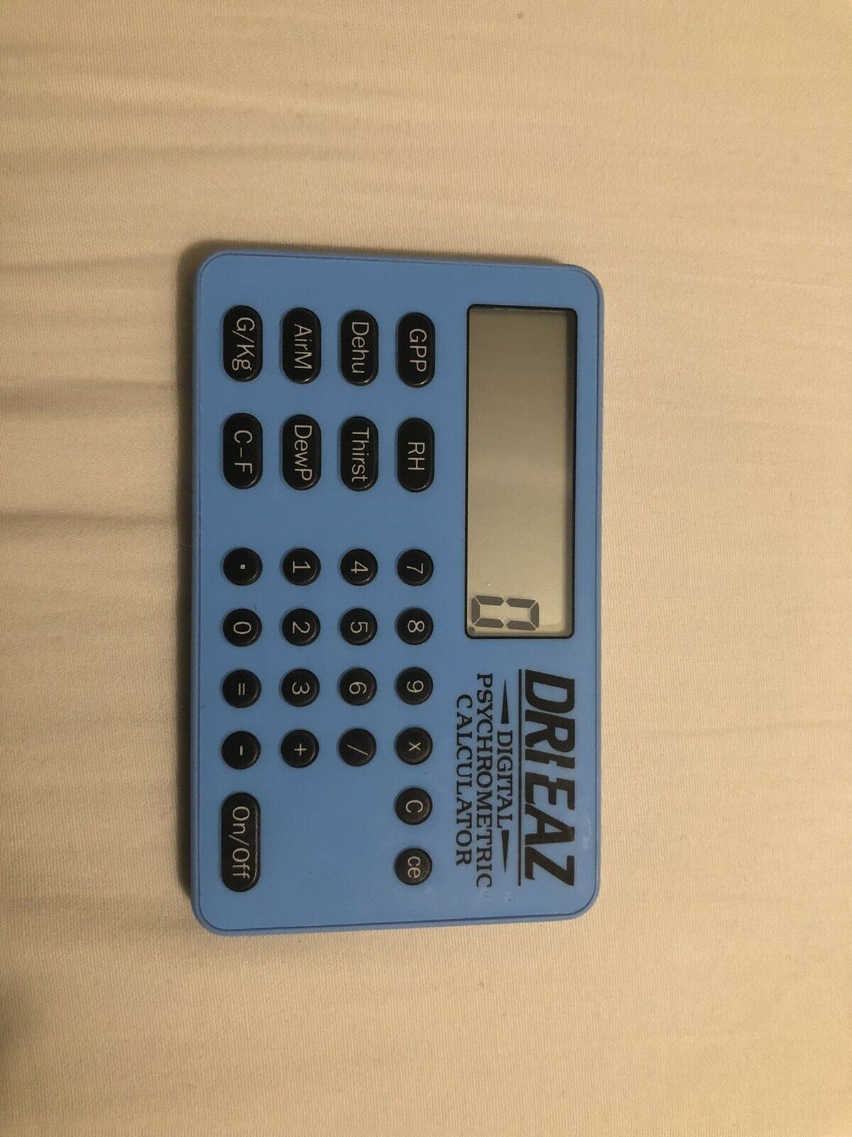 Dri-eaz Digital Psychrometric Calculator / Case Provided.