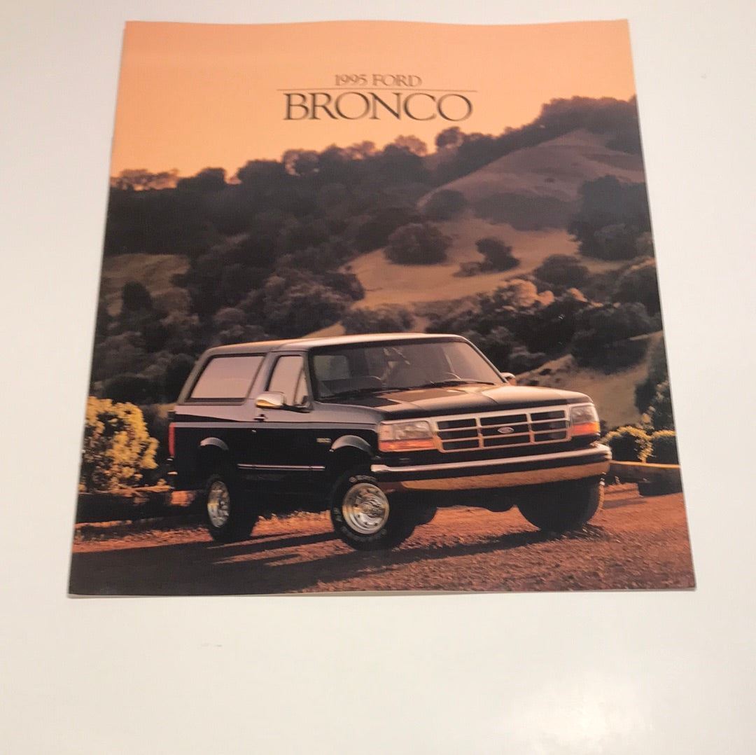 1995 Ford Bronco Dealer Sales Brochure
