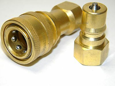 Carpet Cleaning 1/4" Brass M/f Qd For Wands Hoses