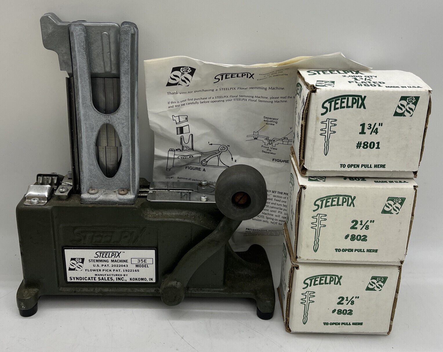 Steelpix Professional Stemming Machine #800 Ultra Grip Model 35e
